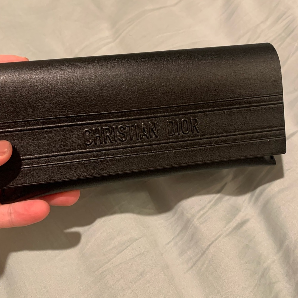 Brand new leather magnetic authentic Christian Dior glasses case. Must have!